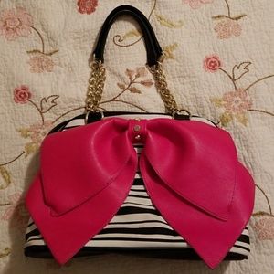 Betsey Johnson Pink Bow purse